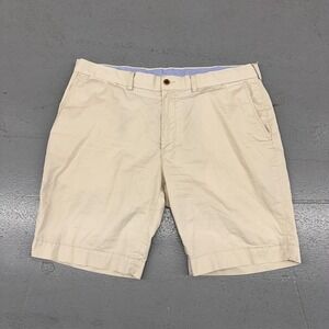 Polo Ralph Lauren Shorts Mens 38 Beige Classic Fit Chino Flat Front Cotton